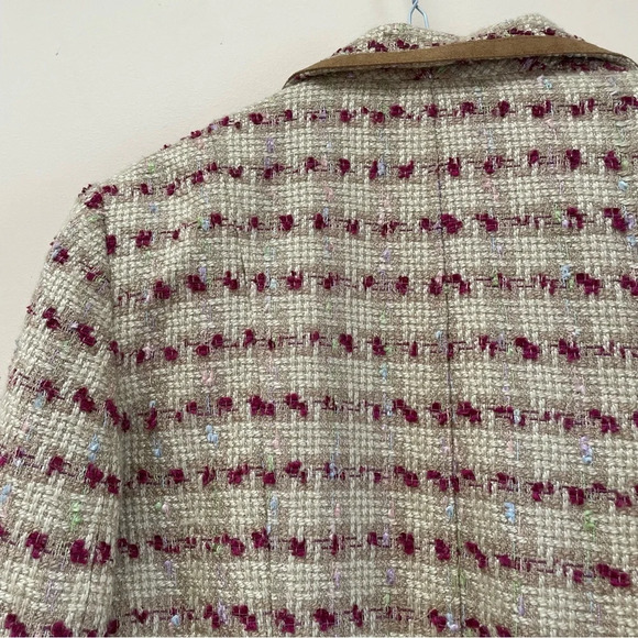 Y2K  tweed‎ longline blazer / jacket - Picture 5 of 10